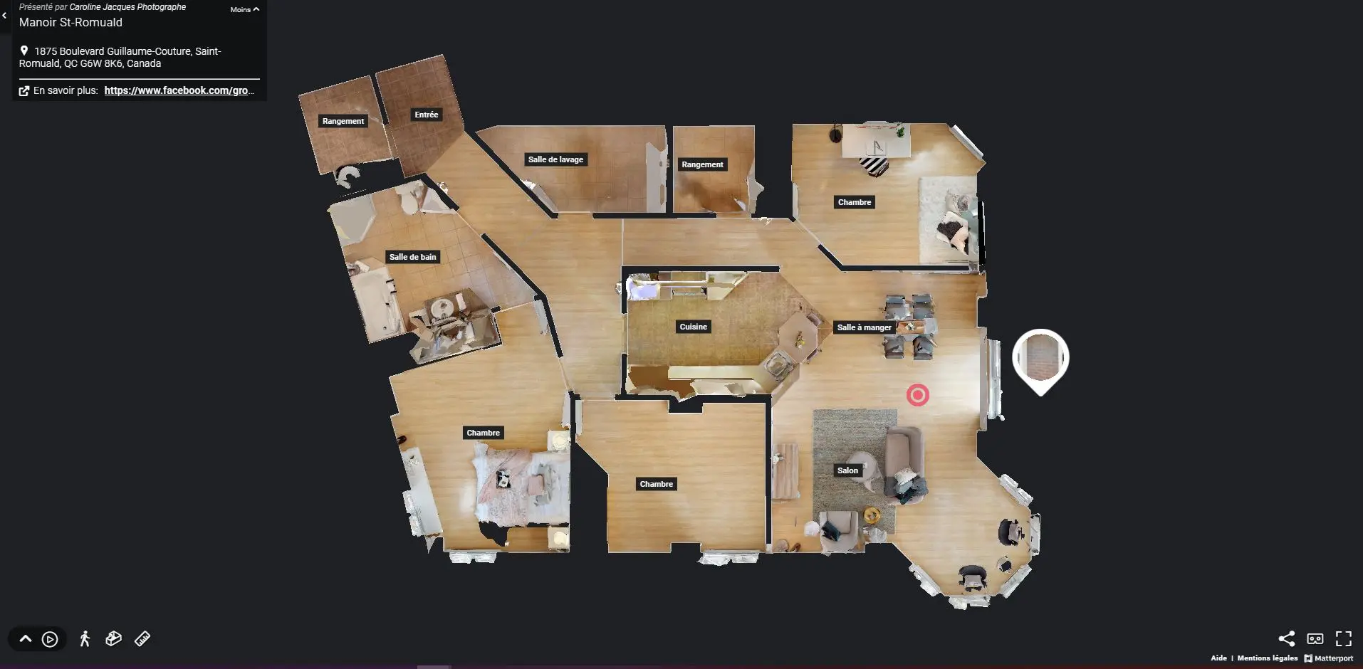 Visite virtuelle Matterport