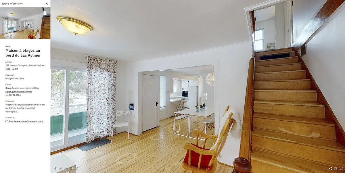 Visite virtuelle Matterport